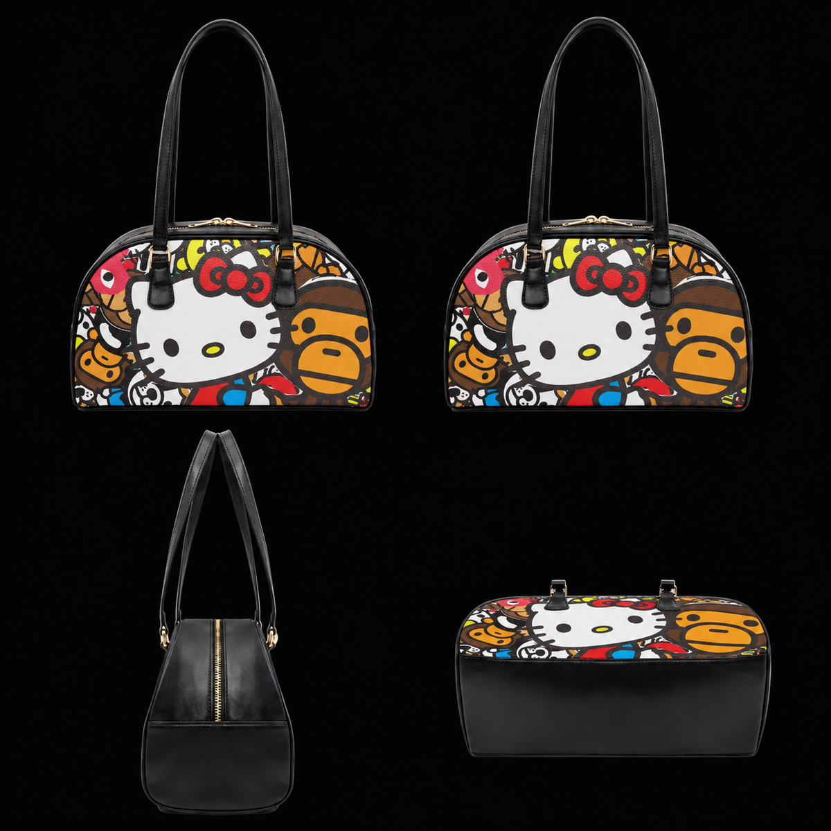 Color Pop Bowling Bag on a matte black studio background