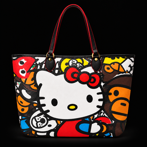 Color Pop Tote on a matte black studio background