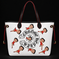 Rebel Girl Tote on a matte black studio background