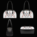 Rebel Heart Bowling Bag on a matte black studio background