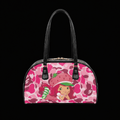 Strawberry Sweetheart Bowling Bag on a matte black studio background
